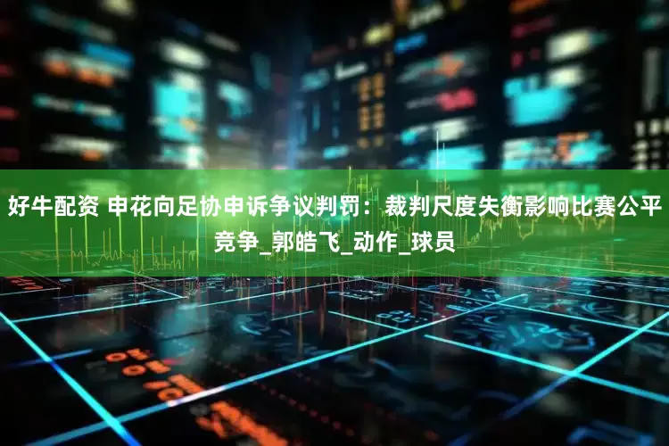 好牛配资 申花向足协申诉争议判罚：裁判尺度失衡影响比赛公平竞争_郭皓飞_动作_球员